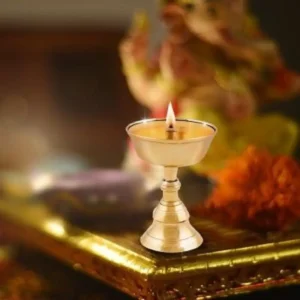 Akhand Narayan Brass Table Diya