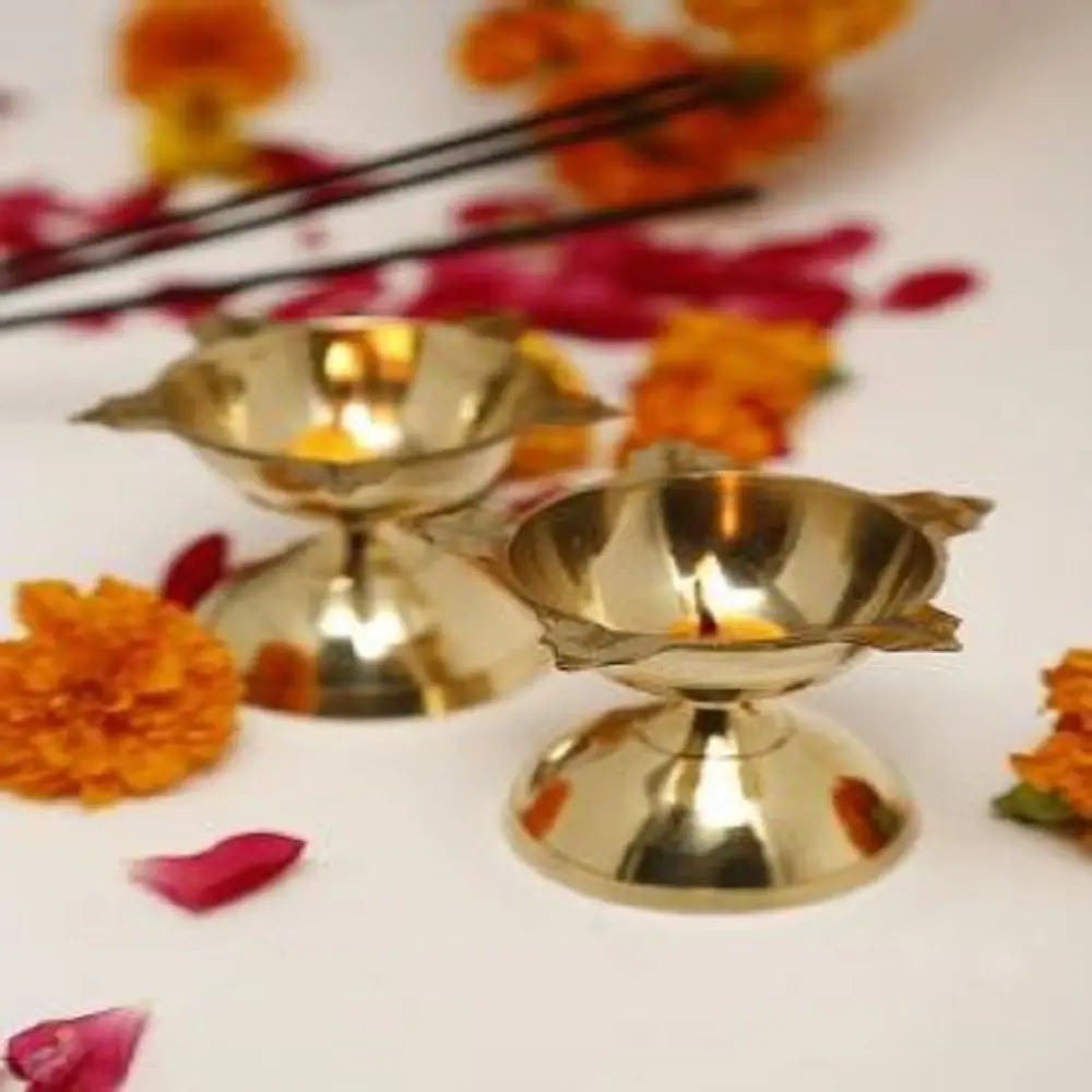 Brass Deepak for Puja