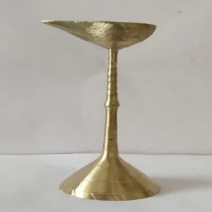 Brass Puja Diya with Stand