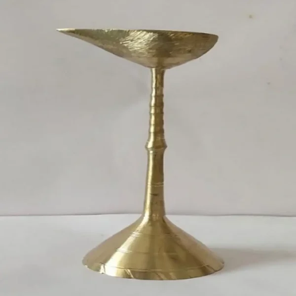 Brass Puja Diya with Stand