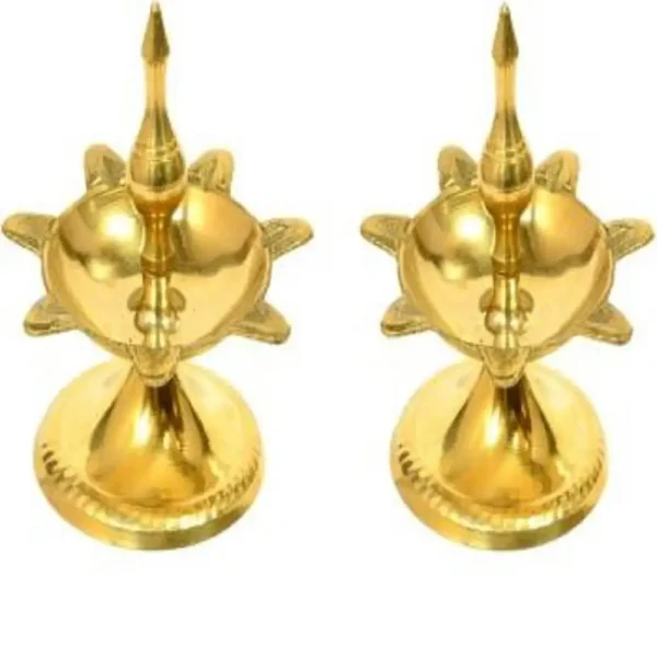 Brass Table Diya Set