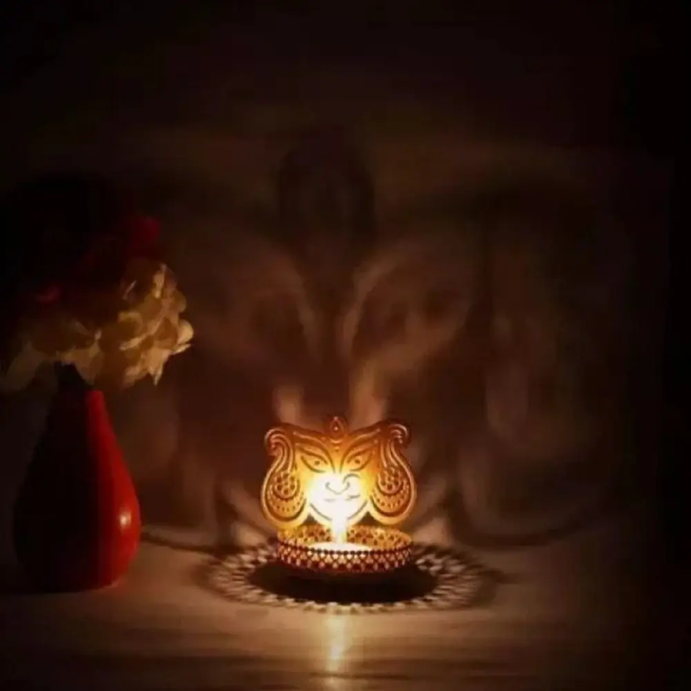 Durga Metallic Tea Light Holder