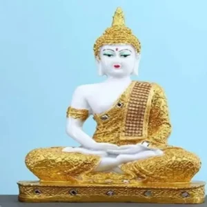 Golden Gautam Buddha Idol Statue