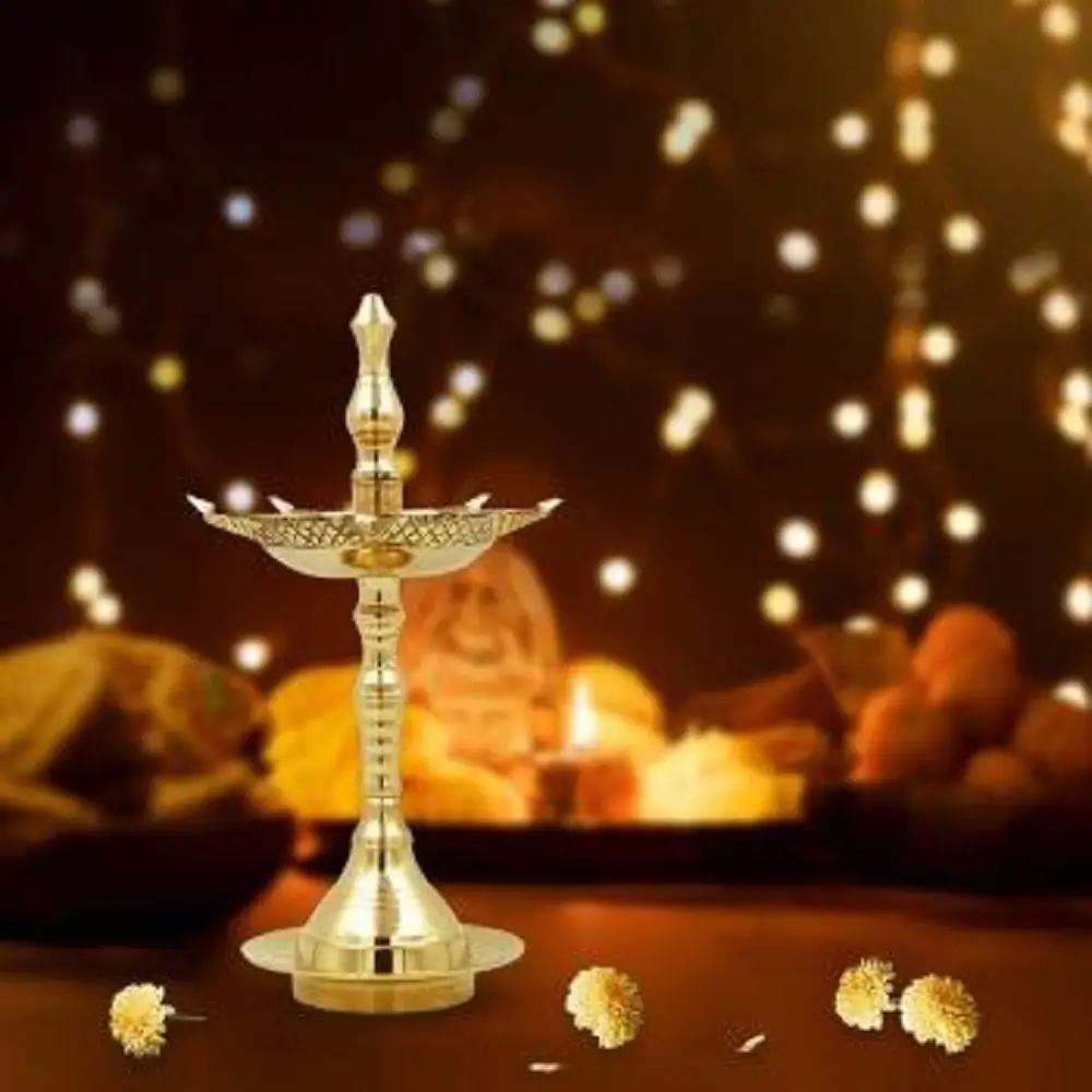 Kerala Samai Brass Table Diya