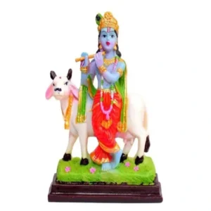 Lord Krishna Cow Statue