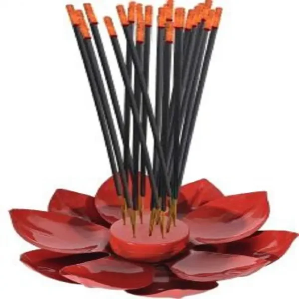 Lotus Agarbatti Stand with Ash Catcher