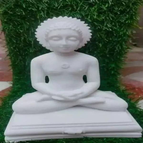 Mahavir Jain Ji Marble Statue