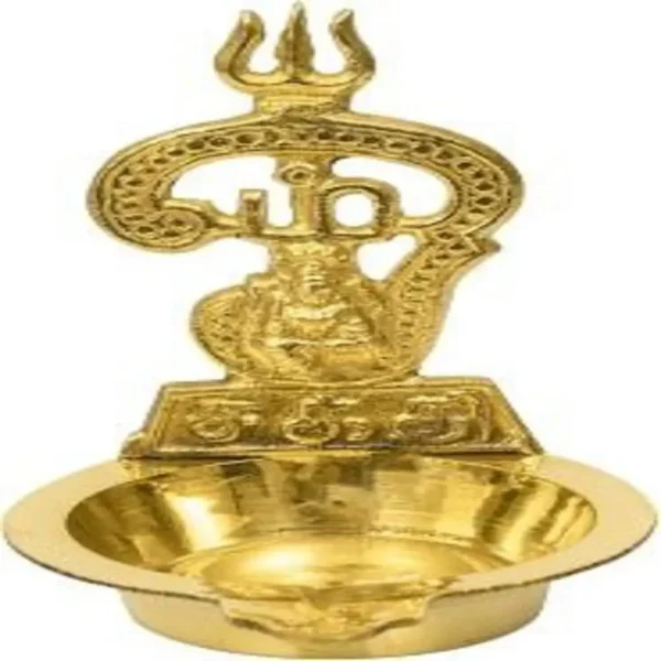 OM Shakthi Brass Table Diya