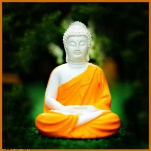 Orange Buddha Statue