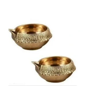 brass diya