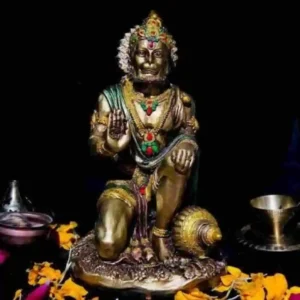 Metal-Finish-Lord-Bajrangbali-Idol-for-Puja-Room