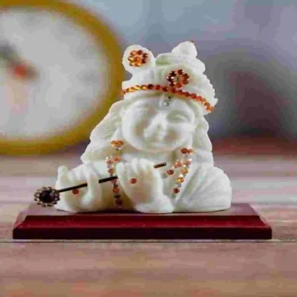 White-Krishna-statue-for-Car-Dashboard