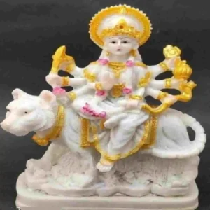 White-Maa-Durga-Idol-For-Home-Temple