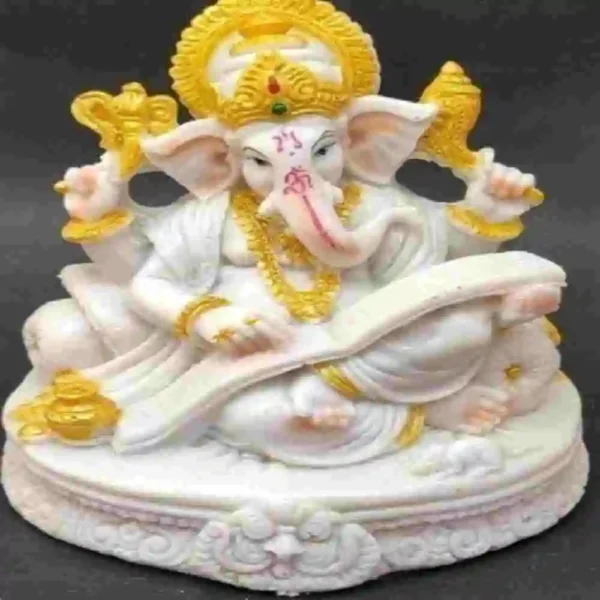 Lord Ganesha Reading Book For Home Decor