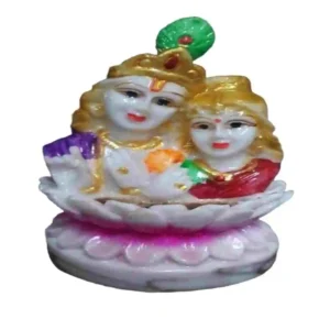 Radha Krishna Murti – Lord Krishna and Radha Idol Made from Marble Dust