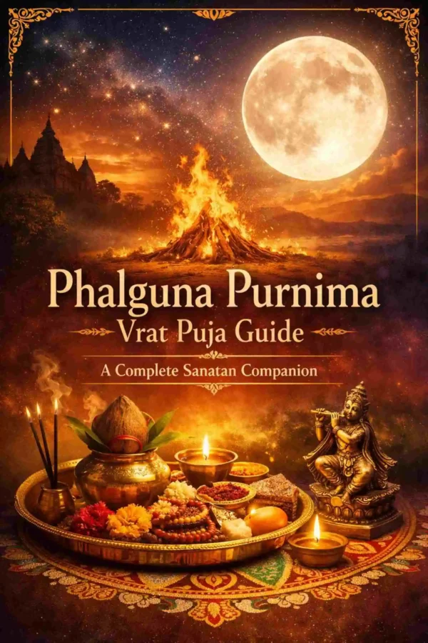 Phalguna Purnima Phalguna Purnima Vrat Puja eBook – Complete Puja Vidhi, Fasting Guide & Chandra Worship (Bilingual English + Hindi)