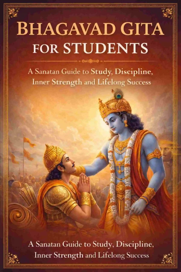 Bhagavad Gita for Students Bhagavad Gita for Students – Sanatan Guide to Focus, Discipline, Exam Confidence & Life Success (English + Hindi Ebook)