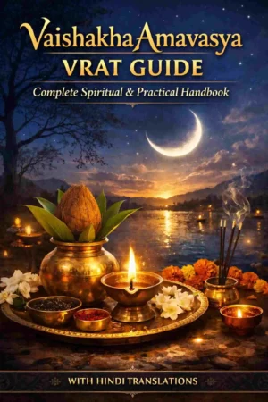 Vaishakha Amavasya Vrat Puja eBook – Complete DIY Puja Vidhi, Tarpan, Katha & Fasting Guide (English + Hindi)