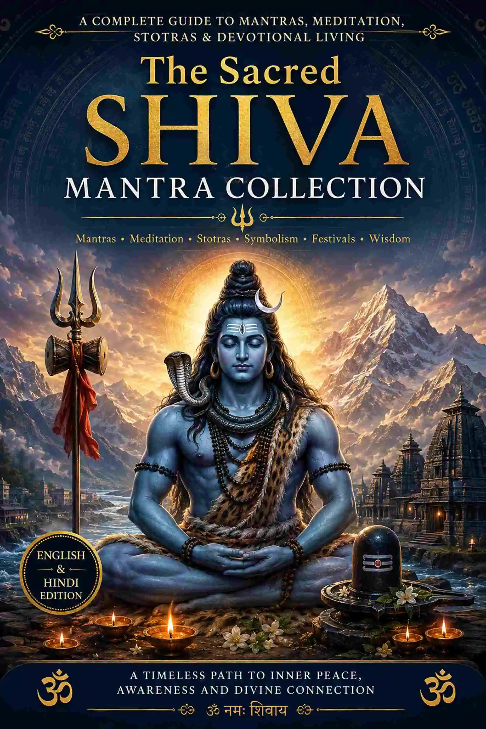 The Sacred Shiva Mantra Collection premium bilingual Shiva mantra ebook cover
