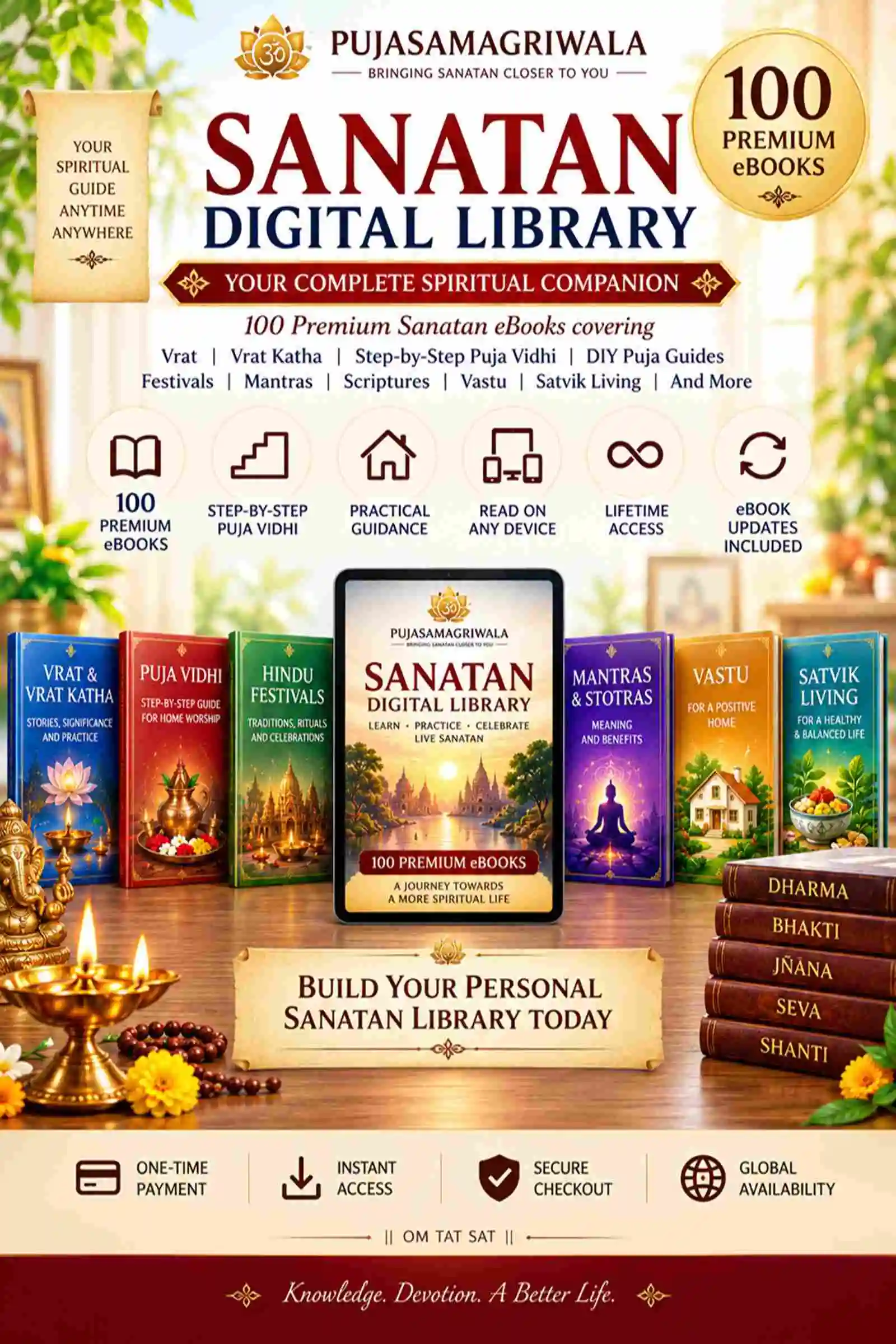 Premium Sanatan Digital Library – 100 Premium Sanatan eBooks