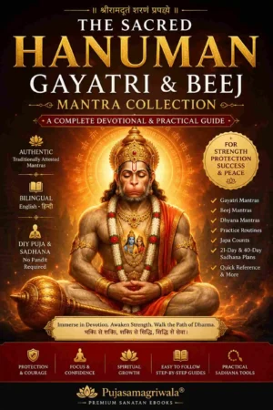 The Sacred Hanuman Gayatri & Beej Mantra Collection Premium Bilingual eBook Cover
