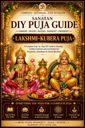 Lakshmi Kubera Puja DIY Guide with Goddess Lakshmi and Lord Kubera