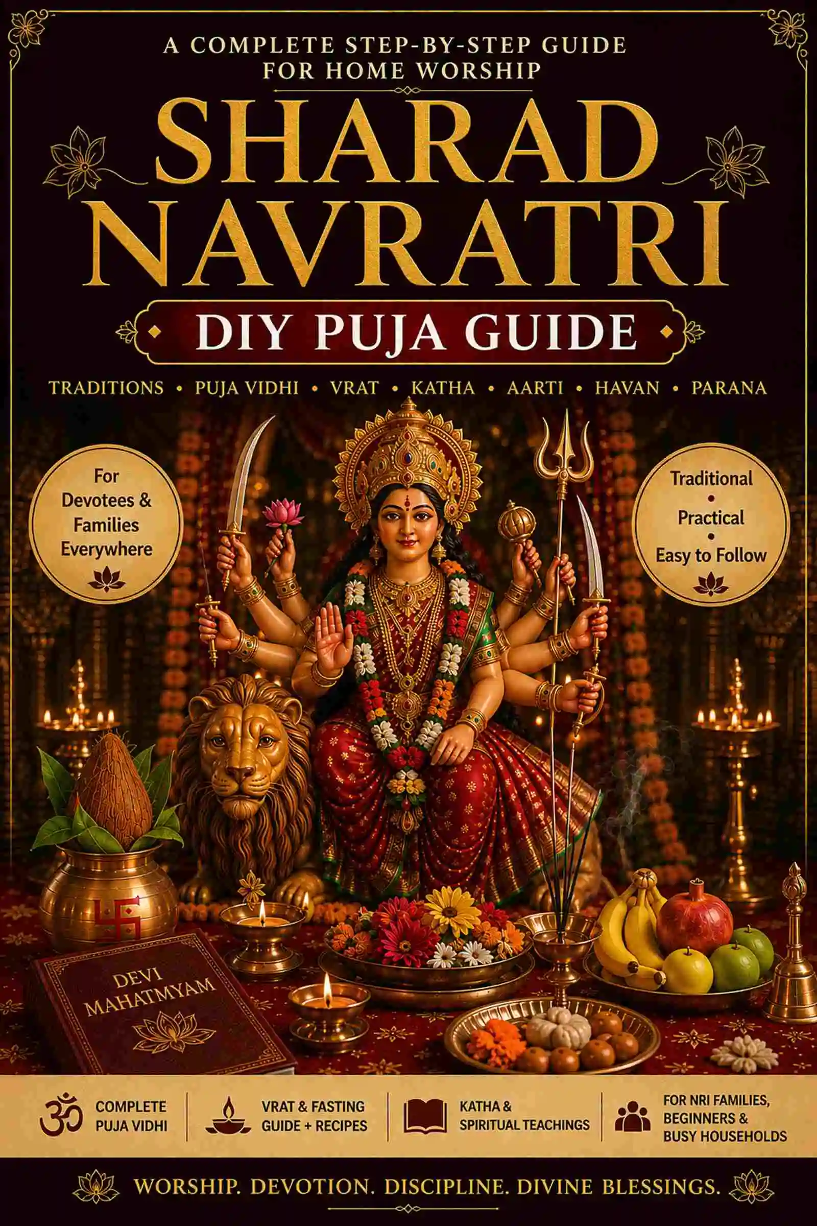 Sharad Navratri DIY Puja Guide – Complete Step-by-Step Home Worship Guide