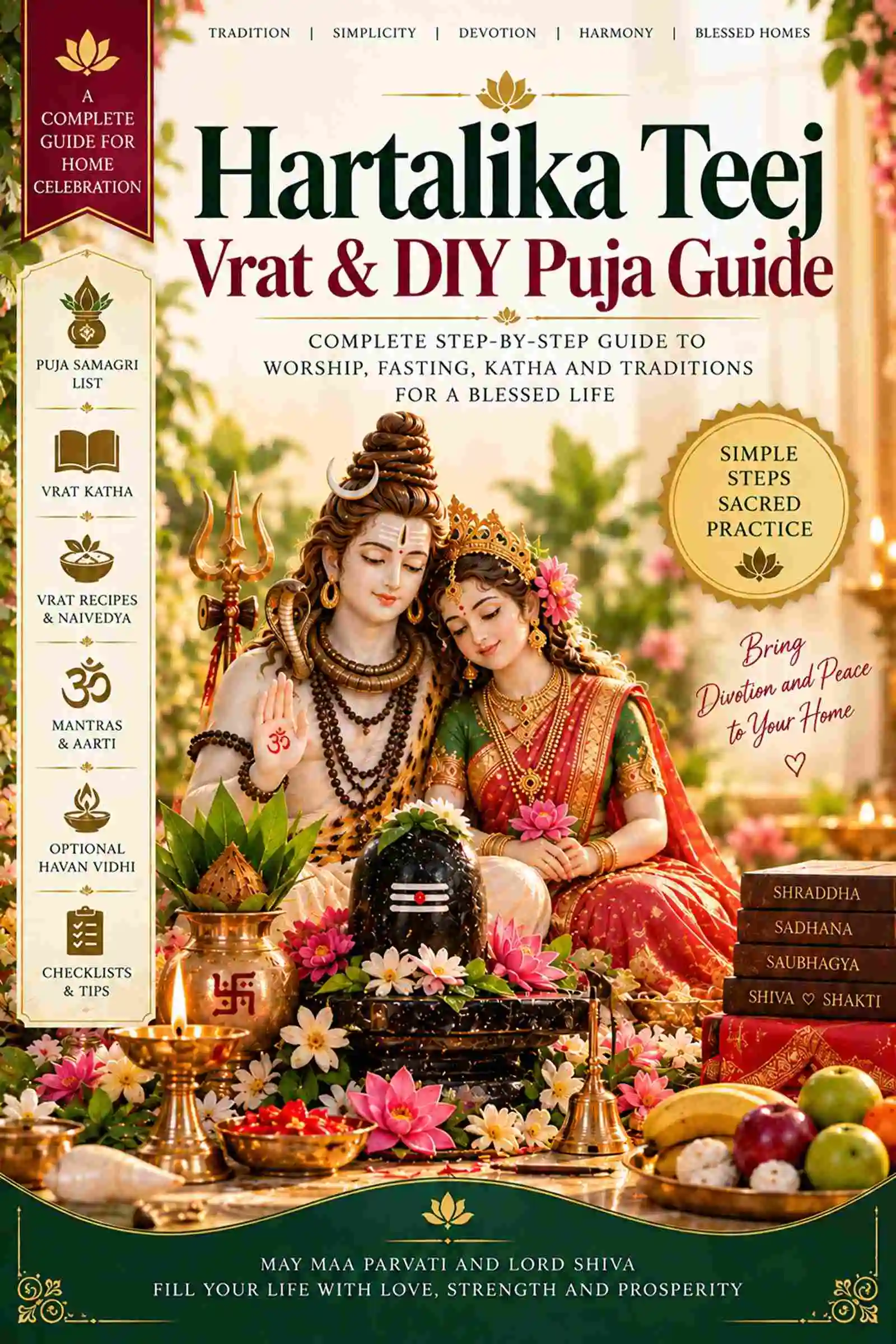 Hartalika Teej Vrat and DIY Puja Guide cover