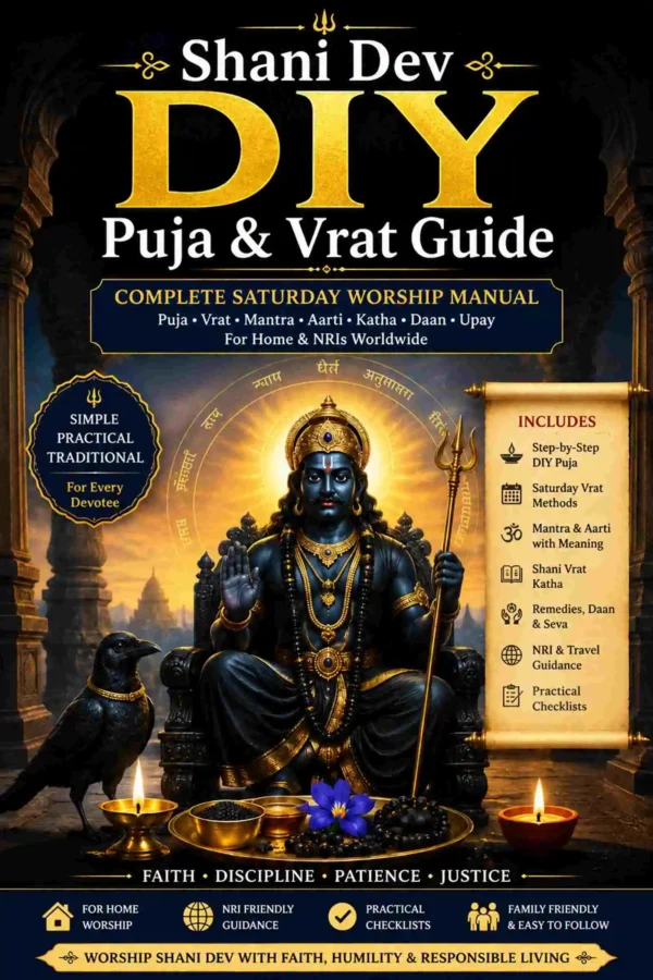 Shani Dev DIY Puja & Vrat Guide bilingual ebook cover